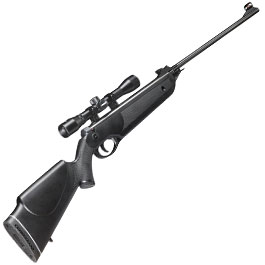 Kleinbild 5 SET H�mmerli Black Force 400 Luftgewehr 4,5 mm Diabolo mit Zielfernrohr 4x32, 1000 Diabolos & 2 �bungszielen