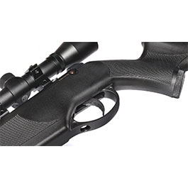 Kleinbild 8 SET H�mmerli Black Force 400 Luftgewehr 4,5 mm Diabolo mit Zielfernrohr 4x32, 1000 Diabolos & 2 �bungszielen