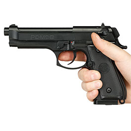 Kleinbild 3 Crosman PDM9B CO2 Luftpistole Kal. 4,5mm BB / Diabolo mit Metallschlitten Blowback schwarz