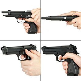 Kleinbild 8 Crosman PDM9B CO2 Luftpistole Kal. 4,5mm BB / Diabolo mit Metallschlitten Blowback schwarz