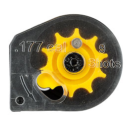 Kleinbild 1 Reximex Trommelmagazin 9 Schuss 4,5 mm Diabolo schwarz f. Reximex RP / RPA Pistolen