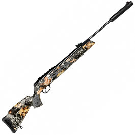Kleinbild 4 SET Hatsan 125 Sniper Knicklauf Luftgewehr 4,5 mm Diabolo Mossy Oak Camo mit Zielfernrohr 4x20 und 900 Diabolos