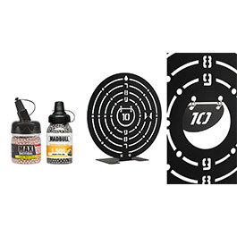 Kleinbild 11 SET APS M4A1 Carbine S-EAG Luftgewehr 4,5 mm BB mit WoSport Training Target und 2500 Stahl BBs