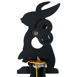 Kleinbild 9 Remington Hit & Reset Klappziel Hase aus Stahl mit Schuss-R�ckstellung schwarz