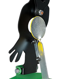 Kleinbild 4 Remington Pull To Reset Klappziel Kr�he aus Stahl mit Seilzug-R�ckstellung schwarz