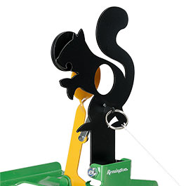 Kleinbild 3 Remington Pull To Reset Klappziel Eichh�rnchen aus Stahl mit Seilzug-R�ckstellung schwarz