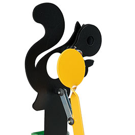 Kleinbild 4 Remington Pull To Reset Klappziel Eichh�rnchen aus Stahl mit Seilzug-R�ckstellung schwarz