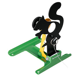 Kleinbild 5 Remington Pull To Reset Klappziel Eichh�rnchen aus Stahl mit Seilzug-R�ckstellung schwarz