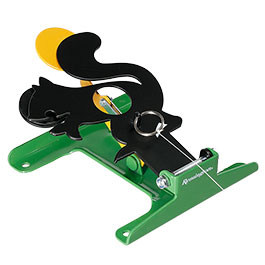 Kleinbild 6 Remington Pull To Reset Klappziel Eichh�rnchen aus Stahl mit Seilzug-R�ckstellung schwarz