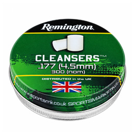 Kleinbild 1 Remington Cleansers Reinigungsfilze / Filzdiabolos Laufreiniger 4,5mm wei� - 300 St�ck