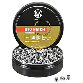 Produktbild zu RWS R 10 Match Flachkopf-Diabolos 4,5mm 500 St�ck ...