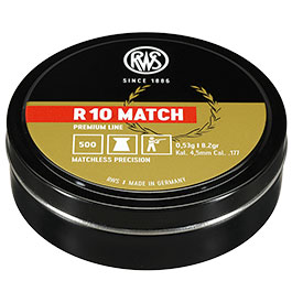 Kleinbild 1 RWS R 10 Match Flachkopf-Diabolos 4,5mm 500 St�ck