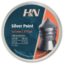 H&N Spitzkopf-Diabolos Silver Point 4,5mm 500 Stück Bild 3