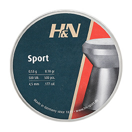 H&N Flachkopf-Diabolos Sport 4,5mm 500 Stück Bild 3