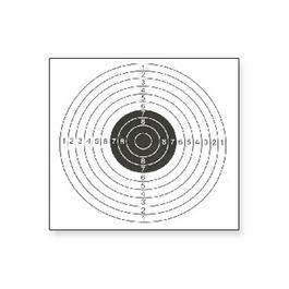 Zielscheiben Fur Luftdruckwaffen 14x14 Cm 100 Stuck Kotte Zeller