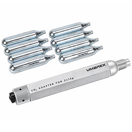 Thumbnail Umarex 88g CO2-Adapter Set f�r 2x 12g CO2-Kapseln - Set inkl. 8 12g Kapseln