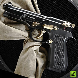 Kleinbild 1 Ekol Firat Magnum Schreckschuss Pistole Kal. 9mm P.A.K. schwarz / gold - B-WARE
