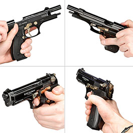 Kleinbild 11 Ekol Firat Magnum Schreckschuss Pistole Kal. 9mm P.A.K. schwarz / gold - B-WARE