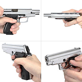 Kleinbild 11 Ekol P29 Rev. II Schreckschuss Pistole Kal. 9 mm P.A.K. verchromt - B-WARE