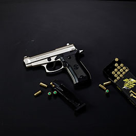 Kleinbild 1 Ekol Special 99 Rev. II Schreckschuss Pistole Kal. 9 mm P.A.K. vernickelt - B-WARE