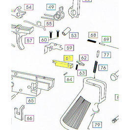 Wei-ETech M4 Part #061 Valve Hammer Connector Rod