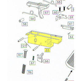 Wei-ETech M4 Part #065 Trigger Assembly Housing