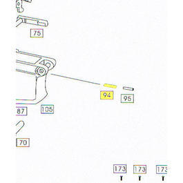 Wei-ETech M4 Part #094 Receiver Pivot Pin Detent Spring