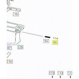 Wei-ETech M4 Part #095 Receiver Pivot Pin Detent