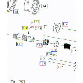 Wei-ETech M4 Part #110 Hop-Up Assembly Part C