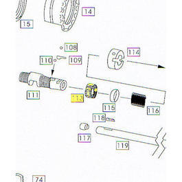 Wei-ETech M4 Part #113 Hop-Up Adjustment Knob