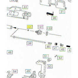 Wei-ETech M4 Part #120 Valve Guide Rod Housing Part A