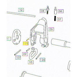 Wei-ETech M4 Part #129 Gas Tube Pin