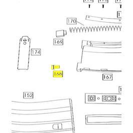 Wei-ETech M4 Part #168 Lower Magazin Ventil