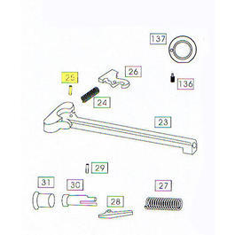 Wei-ETech M4 Part #025 Charging Handle Latch Pin