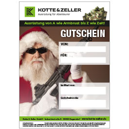 Geschenkgutschein zum Ausdrucken Motiv Weihnacht 1