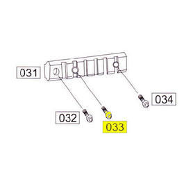 Wei-ETech SOCOM Part #033 Side Rail Screw A (2x)