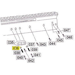 Wei-ETech SOCOM Part #036 Receiver Part C (2x)