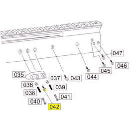 Wei-ETech SOCOM Part #042 Receiver Side Screw (2x)