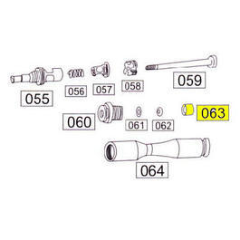 Wei-ETech SOCOM Part Nr.063 Valve Guide Rod Part C