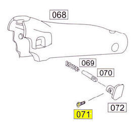 Wei-ETech SOCOM Part #071 Cheek Pad Screw