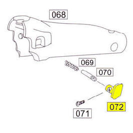 Wei-ETech SOCOM Part #072 Cheek Pad Button