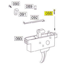 Wei-ETech SOCOM Part #088 Trigger Assembly Screw A