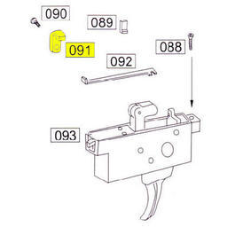 Wei-ETech SOCOM Part #091 Trigger Assembly Part B