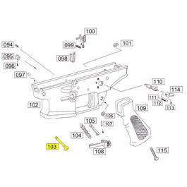 Wei-ETech SOCOM Part #103 Front Receiver Pin