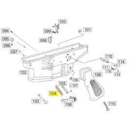 Wei-ETech SOCOM Part Nr.104 Mag Catch Spring