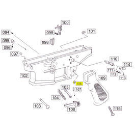 Wei-ETech SOCOM Part #106 Pistol Grip Nut