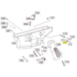 Wei-ETech SOCOM Part #112 Fire Selector Spring