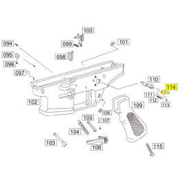 Wei-ETech SOCOM Part #114 Fire Selector Left Side