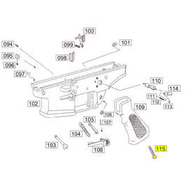 Wei-ETech SOCOM Part #115 Pistol Grip Screw