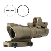 Aim-O TA01 Style Scope 4x32 Fiber bel. m.Micro RedDot Visier tan AO 1003-DE